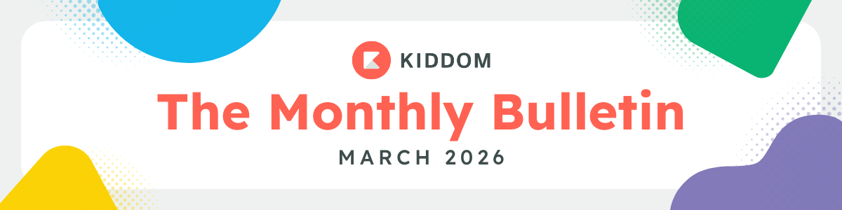Kiddom Newsletter Header Image 1200x300 March 2026